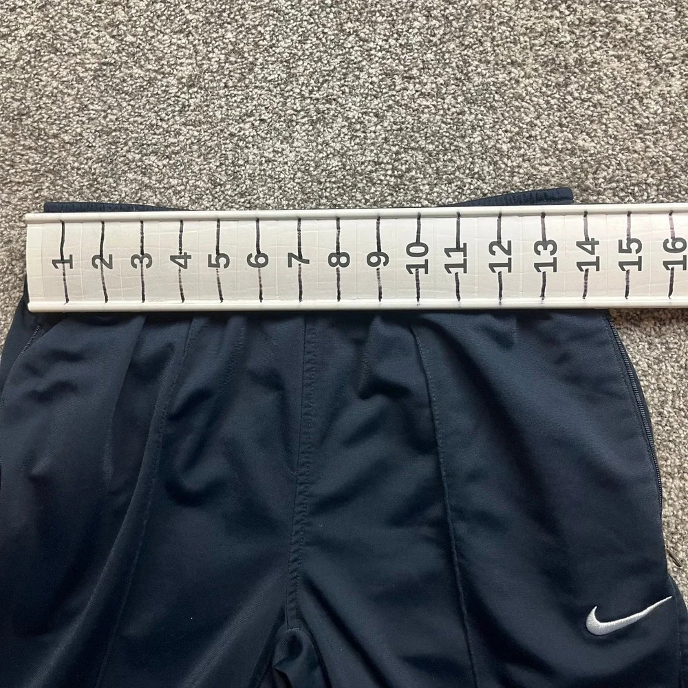 Nike Pants Mens M Track Black White Swoosh Logo Athletic Comfort
